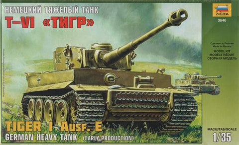 Pz.Kpfw.VI Ausf.E Tiger 1 Early (Kursk) - 1:35 - Zvezda - 3646