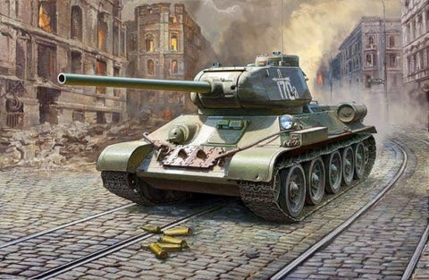 Zvezda - 3687 - Soviet T-34/85 NEW TOOL in 2018 - 1:35