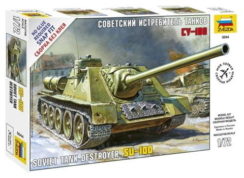 Zvezda - 5044 - Soviet Self propelled Gun S-100 - 1:72