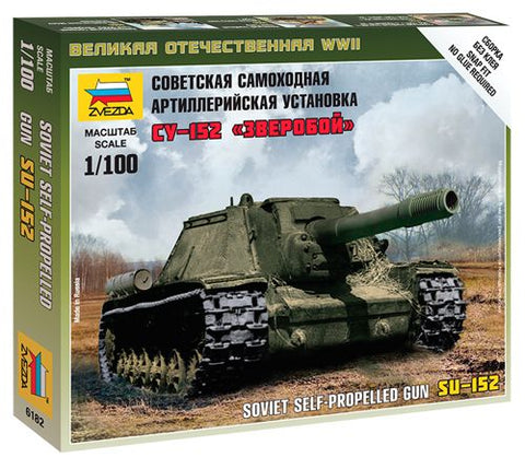 Zvezda - 6182 - Soviet self-propelled gun SU-152 - 1:100