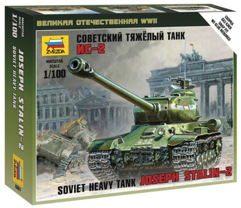 Soviet IS-2 Stalin - 1:100 - Zvezda - 6201 - @