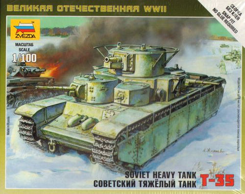Soviet T-35 - 1:100 - Zvezda - 6203 - @