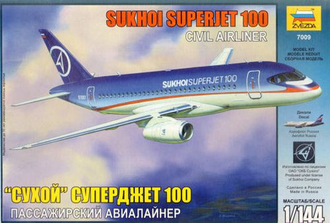Zvezda - 7009 - Sukhoi Superjet 100 - 1:144