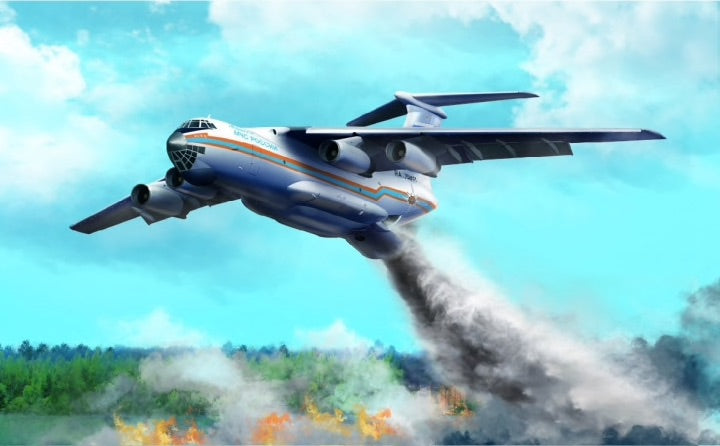 Zvezda 7029 - Ilyushin IL-76TD Russian Ministry of Emergency - 1:144