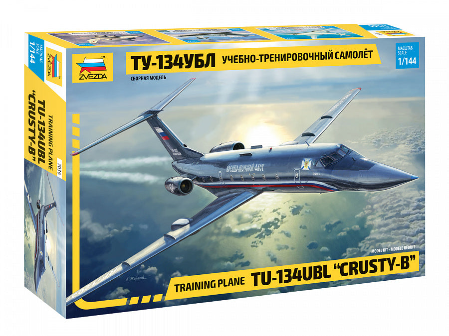 Zvezda - 7036 - Tupolev Tu-134UBL 'Crusty-B' - 1:144