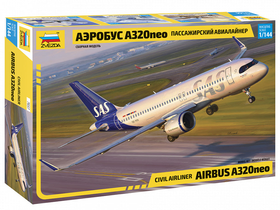 Zvezda - 7037 - Airbus А320NEO - 1:144