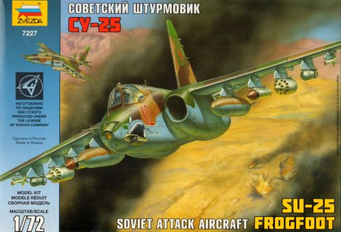 Zvezda - 7227 - Sukhoi Su-25 'Frogfoot' - 1:72