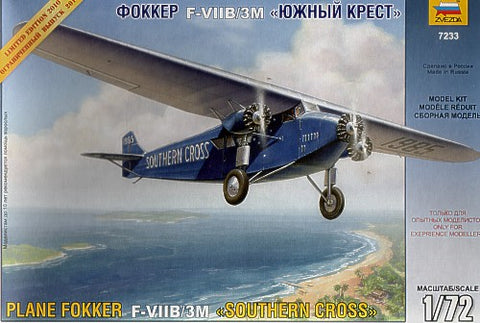 Zvezda - ZVE7233 - Fokker F.VII - 1:72