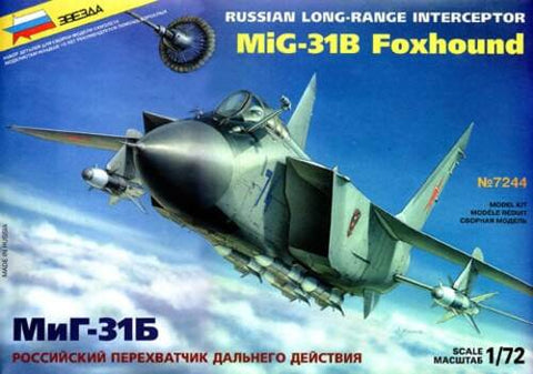 Zvezda - 7244 - Mikoyan MiG-31B - 1:72