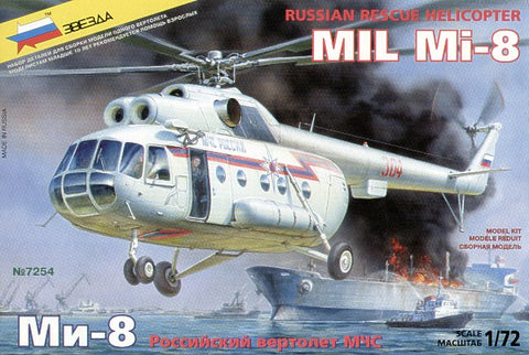 Zvezda - 7254 - Mil Mi-8 Hip rescue - 1:72