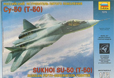 Zvezda - 7275 - Sukhoi T-50 Soviet Stealth Fighter - 1:72