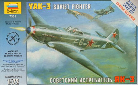 Zvezda - 7301 - Yakovlev Yak-3 - 1:72