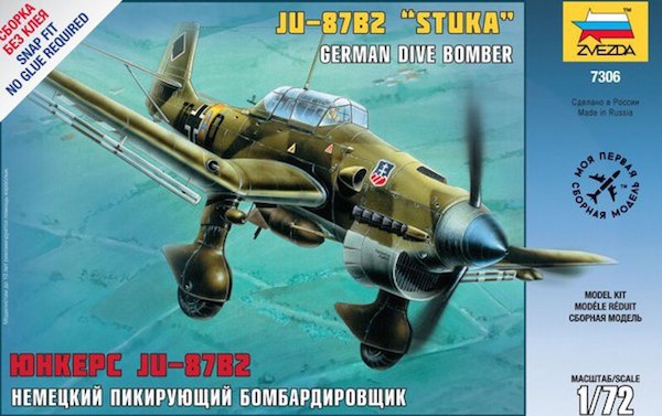 Zvezda - 7306 - Junkers Ju-87B-2 'Stuka' - 1:72