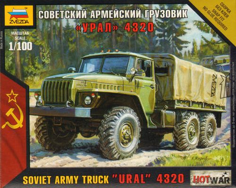 Zvezda - 7417 - Ural Truck - 1:100