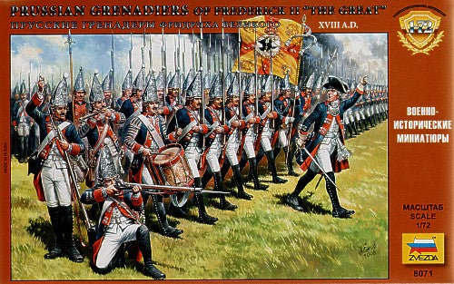 Prussian Grenadiers Of Frederick II '' The Great'' - 1:72 - Zvezda - 8071 - @