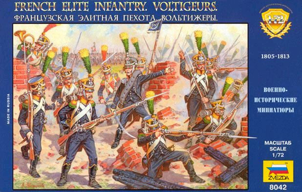 French elite infantry voltigeurs - 1:72 - Zvezda - 8042 - @