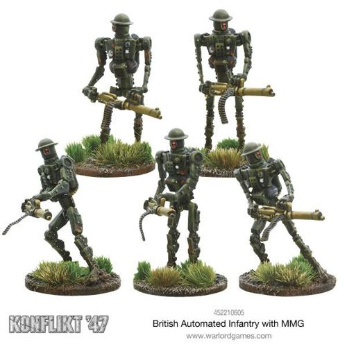 Warlord Games 452410605 - British Automated Infantry with MMG