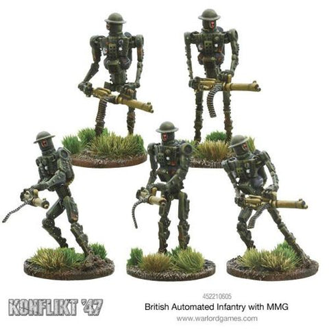 Warlord Games 452410605 - British Automated Infantry with MMG