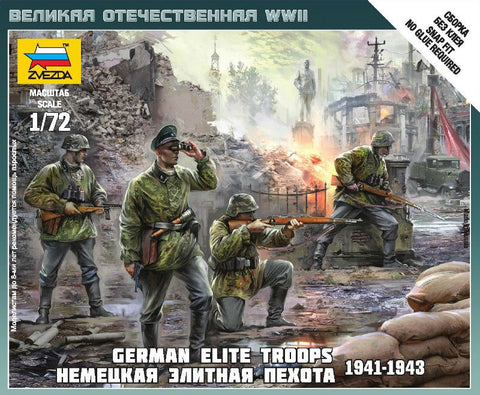 Zvezda 6180 - German elite troops 1941-1943 - 1:72