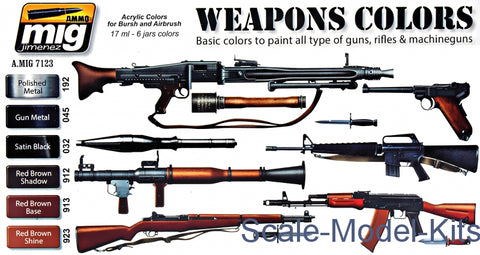Ammo of mig - 7123 - weapons colors