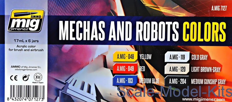 Mechas and robots colors - Ammo of Mig - A.MIG-7127 - @