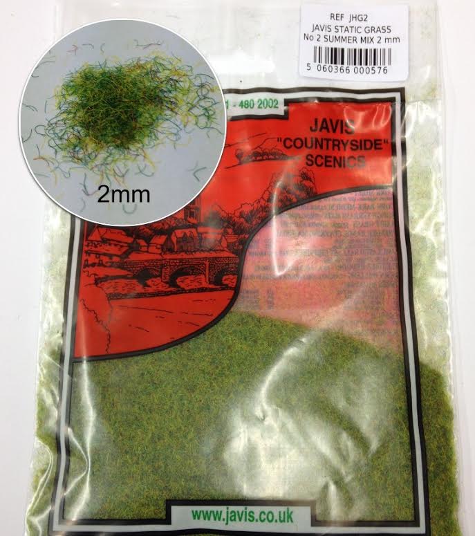 JAVIS - JHG2 - Static Grass - Summer Mix 12s 2mm 15gms approx