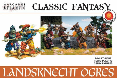 Wargames Atlantic - WAACF006 - LANDSKNECHT OGRES - 28mm