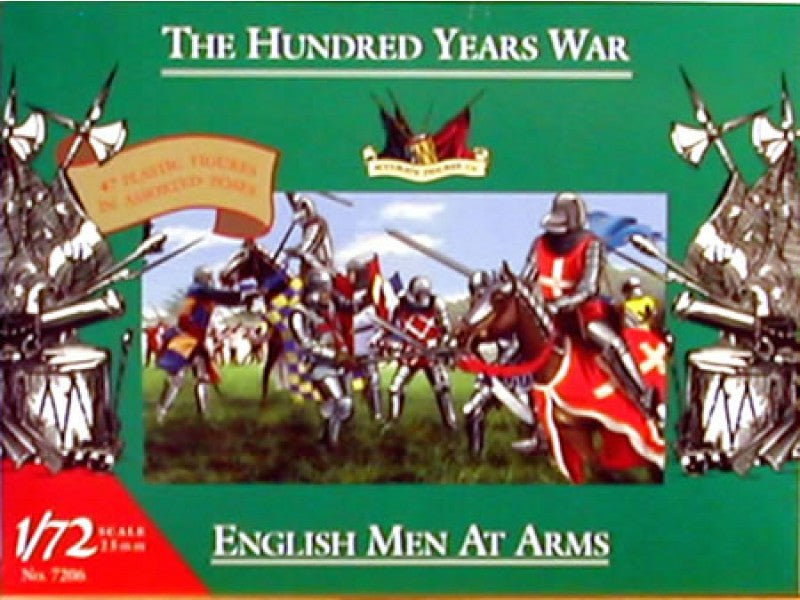 THE HUNDRED YEARS WAR 1:72 English Men At Arms Accurate Figures 7206 @