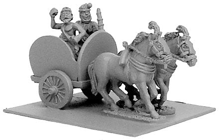 Xyston - Indian 2-horse Chariot w/2 crew - ANC20139