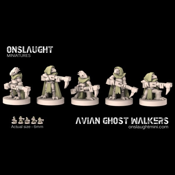 Onslaught Miniatures - Avian Ghost Walkers - 6mm