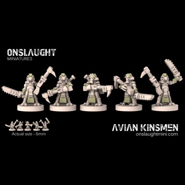 Onslaught Miniatures - Avian Kinsmen - 6mm
