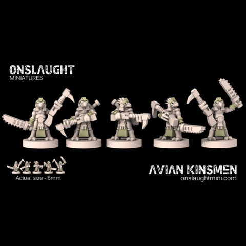 Onslaught Miniatures - Avian Kinsmen - 6mm