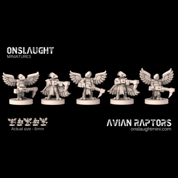 Onslaught Miniatures - Avian Raptors - 6mm