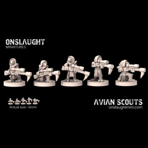 Onslaught Miniatures - Avian Scouts - 6mm