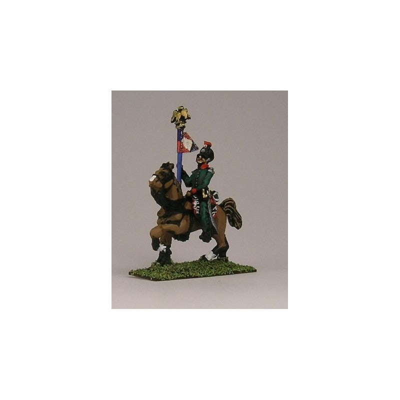 War Modelling - Charrsuer à Cheval Eagle-Bearer (Napoleonic) - 15mm