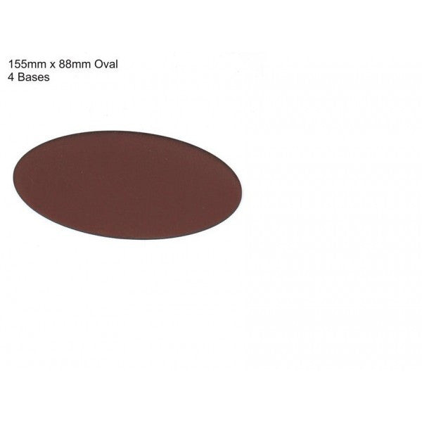 4GROUND - Brown primed bases 155 x 88 mm (4) - PBB-15588O