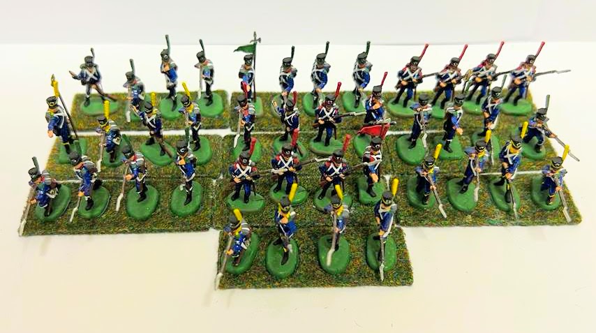 Hat - 8063 - 1805 French light infantry - 1:72 (HIGH PAINTED) - CP@