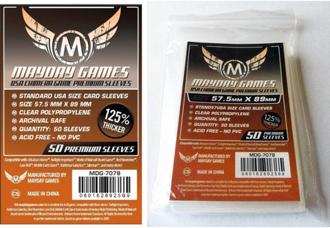 Mayday Games - Usa chimera game sleeves (57,5mm x 89mm)
