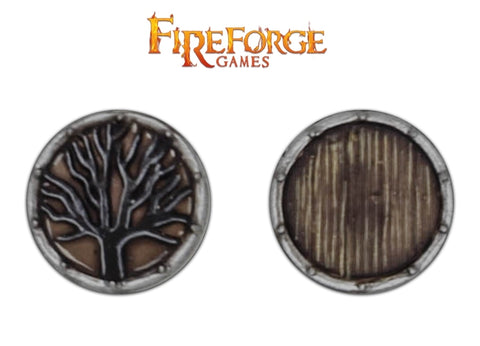 Fireforge - FWNOSH04 - BlackTree Shields (12pcs.) - 28mm