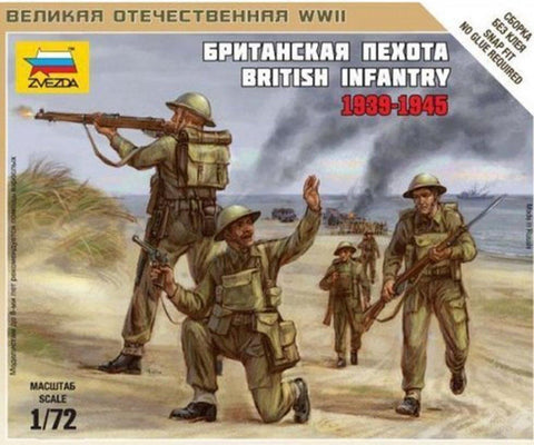 Zvezda - 6166 - British infantry 1939-1945 - 1:72