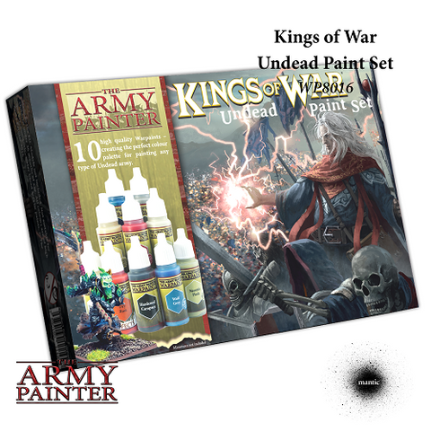 The Army Painter - WP8016 - WARPAINTS KINGS OF WAR UNDEAD PAINT SET