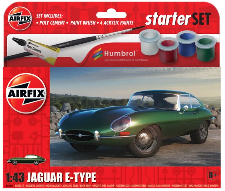 JAGUAR E-TYPE - STARTER SET - Airfix - 55009 - 1:43