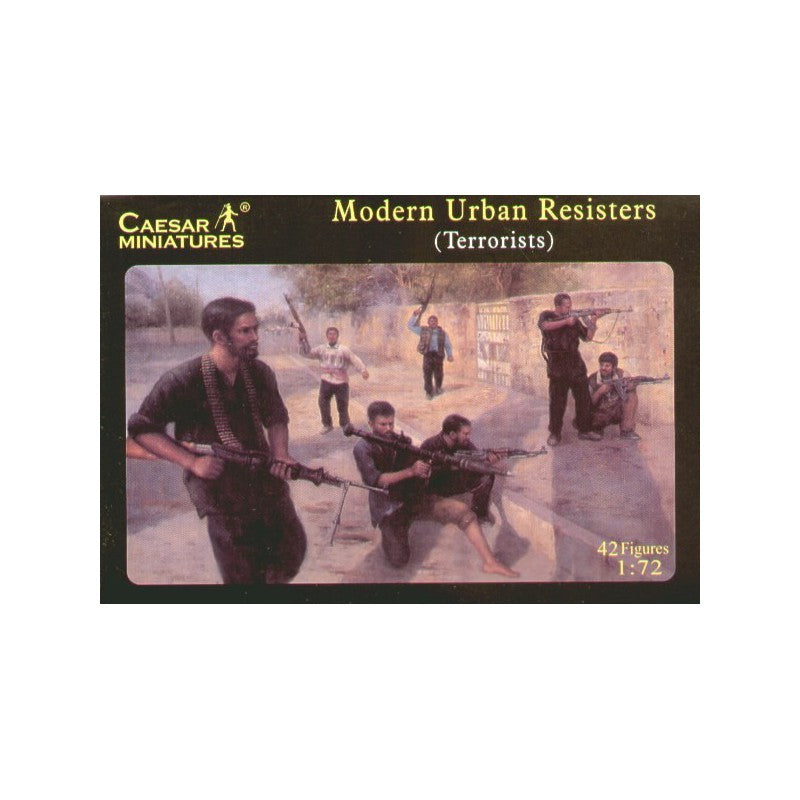 Caesar miniatures - H031 - Modern urban resisters (Terrorist) - 1:72 - @