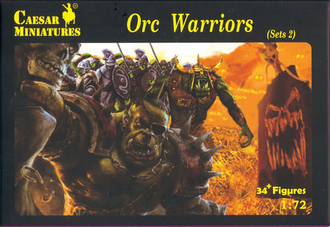 Orc warriors (set 2) - 1:72 - Caesar Miniatures - F109