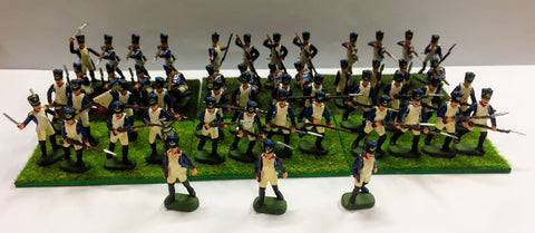 French Line Infantry x 51 - 1:72 (HIGH PAINTED) - Esci - CP@