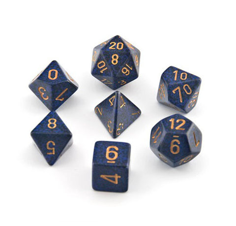 Chessex - 25317 - Hurricane - Polyhedral 7 die set