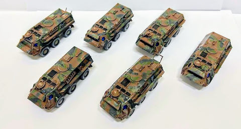 Bundeswehr - German Nato Fuchs VTT x6 - 1:87 - PAINTED - Roco - @