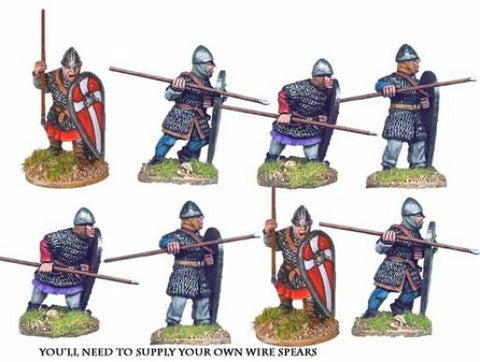 Dark Ages > Normans  DAN001 - Norman Spearmen in Chainmail I
