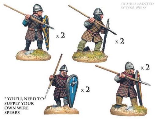 Dark Ages > Normans  DAN003 - Norman Spearmen in Quilted Armour