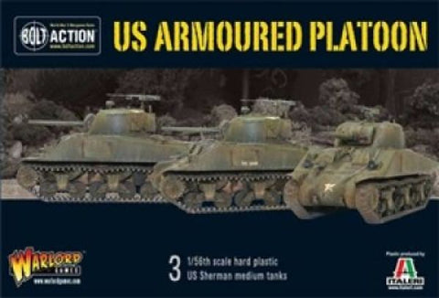 Warlord Games WGB-START-15 - Bolt Action US Armoured Platoon (3 Shermans)